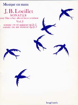 Sonates Pour Flûte A Bec Alto Et Basse Continue Vol.2 Mm5 (LOEILLET JEAN-BAPTISTE / SANVOISI)