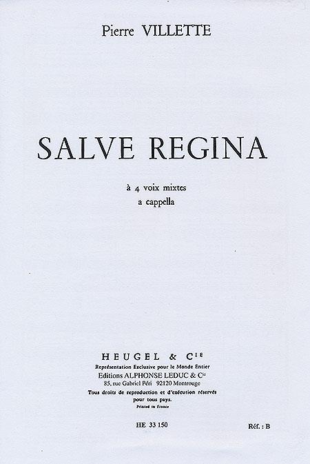 Salve Regina (VILLETTE PIERRE)