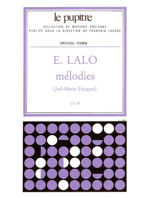 Melodies Lp69/Chant Et Piano (LALO / FAUQUET)