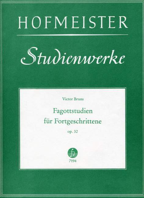 Fagottstudien Op. 32 (BRUNS VICTOR)