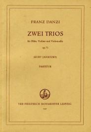 2 Trios Op. 71 /Part (DANZI FRANZ)
