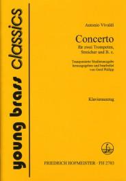 Concerto Für 2 Trompeten Und Streichorchester / Kla