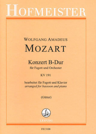 Konzert B-Dur, Kv 191 / Kla