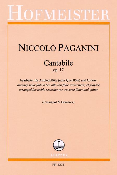 Cantabile, Op. 17