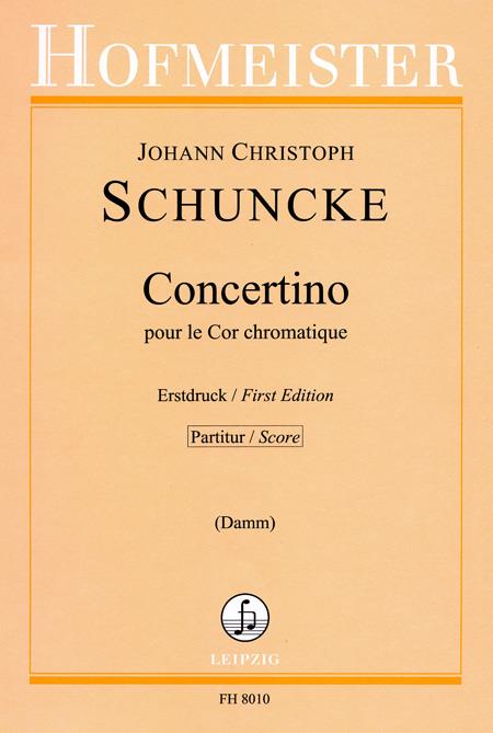 Concertino Pour Le Cor Chromatique (SCHUNKE JOHANN CHRISTOPH)