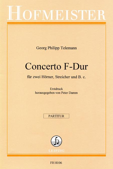 Concertino F-Dur / Part (TELEMANN GEORG FRIEDRICH)