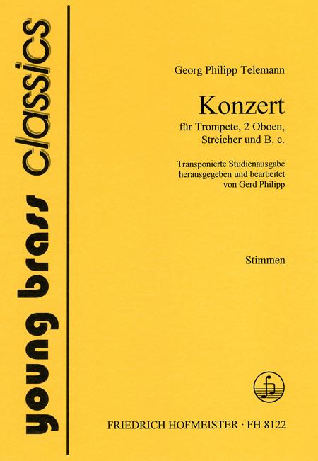 Konzert Für Trp. 2 Oboen, String B.C./ Sts (TELEMANN GEORG PHILIPP)