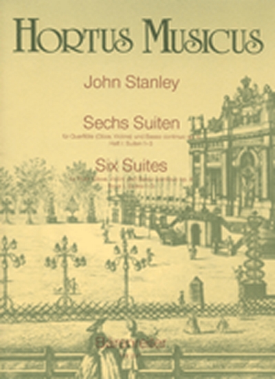 3 Suiten Für Flöte (Oboe/Violine) Und Basso Continuo (STANLEY JOHN)
