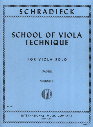 School Of Viola Technique Vol.2 (SCHRADIECK HENRY)