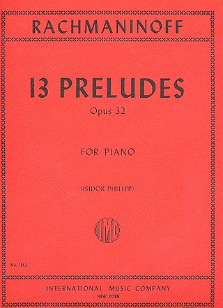 13 Preludes Op. 32 S.Pft (RACHMANINOV SERGEI)