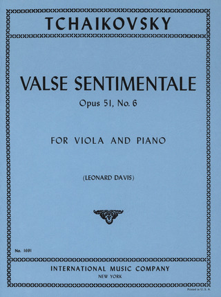 Valse Sentimentale Op. 51 #6