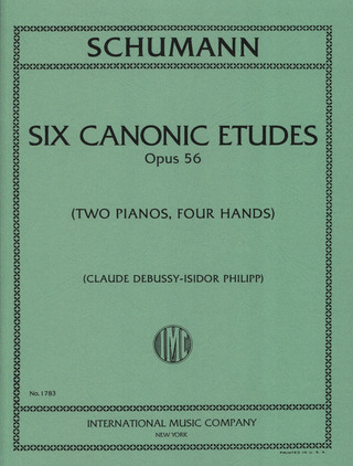 6 Canonic Etudes Op. 56 2Pft 4H
