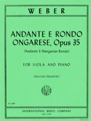 Andante And Rondo Ongarese Op. 35 (WEBER CARL MARIA VON)