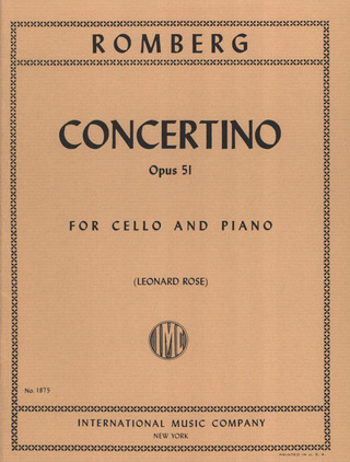 Concertino D Min Op. 51 Vc Pft