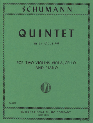 Quintet Ebmaj Op. 44 2Vln Vla Vc