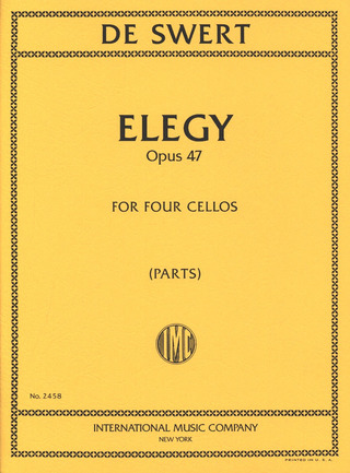 Elegy Op. 47 4Vc