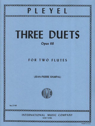 3 Duos Concertants Op. 68 2F (PLEYEL IGNAZ)