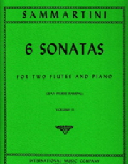 6 Sonatas Vol.2 2Fl Pft (SAMMARTINI)