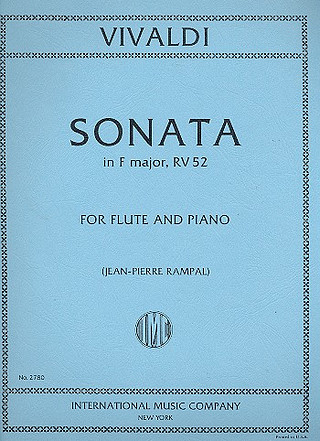 Sonata Fmaj Fl Pft (VIVALDI ANTONIO)