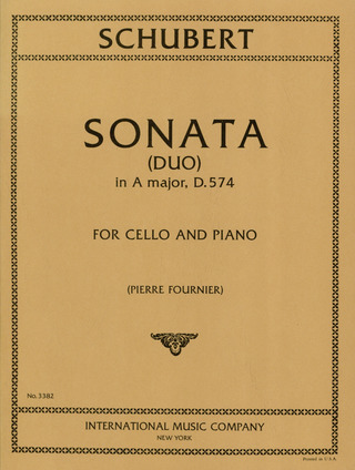 Sonata (Duo) Amaj D574 Vc And Pf