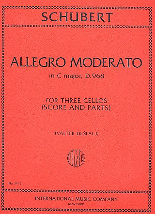 Allegro Moderato Cmaj 3Vcs (SCHUBERT FRANZ)