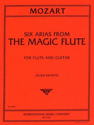 6 Arias The Magic Flûte. Fl/Gt
