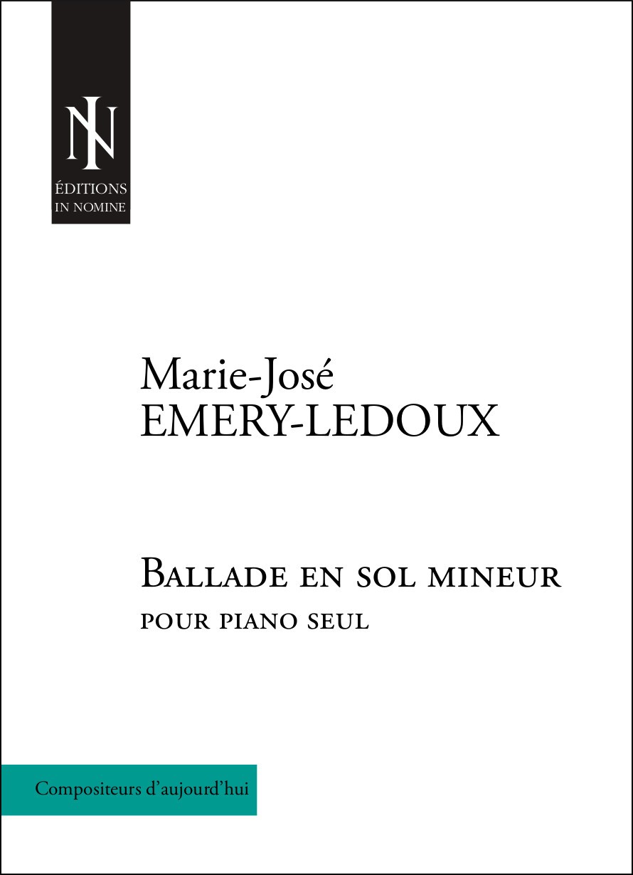 Ballade En Sol Mineur (EMERY-LEDOUX MARIE-JOSE)