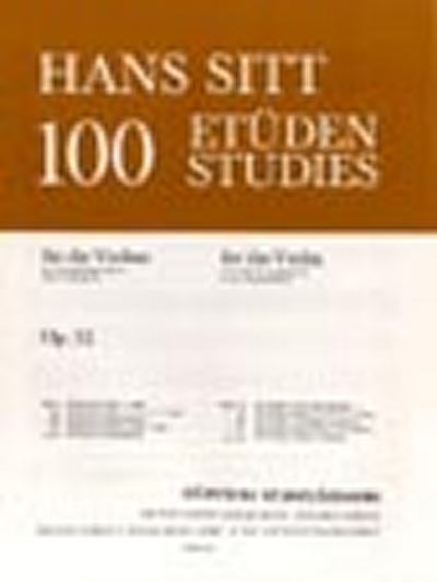 100 Etudes, Op. 32, Vol.5 (SITT HANS)