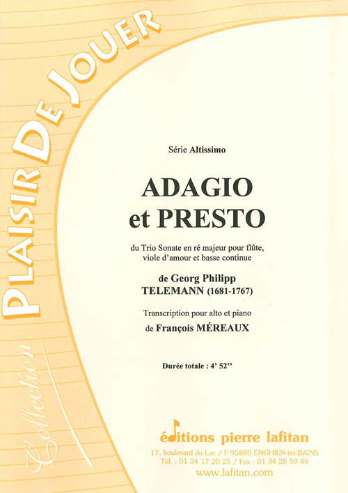 Adagio Et Presto (TELEMANN GEORG PHILIPP)