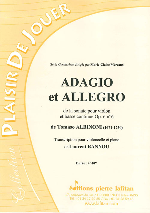 Adagio Et Allegro (ALBINONI TOMASO)