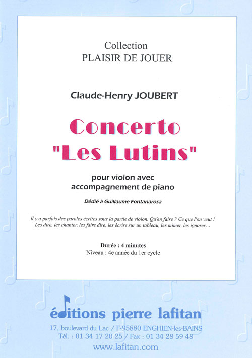 Concerto 'Les Lutins' (JOUBERT CLAUDE-HENRY)