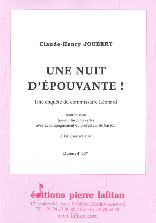 Une Nuit D’Epouvante (JOUBERT CLAUDE-HENRY)