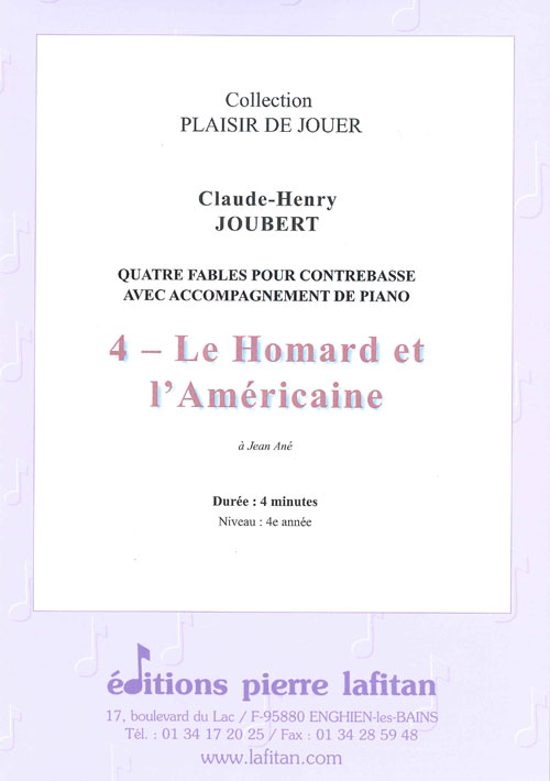 4 Fables- 4. Le Homard Et L’Américaine (JOUBERT CLAUDE-HENRY)