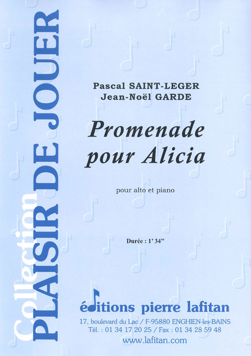 Promenade Pour Alicia (SAINT-LEGER PASCAL / GARDE JEAN NOEL)