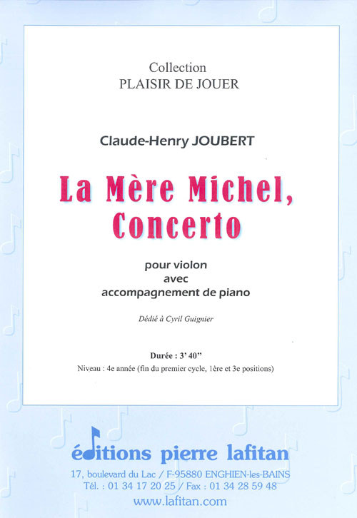La Mere Michel, Concerto (JOUBERT CLAUDE-HENRY)