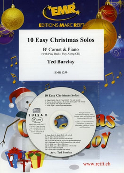 10 Easy Christmas Solos (BARCLAY TED)