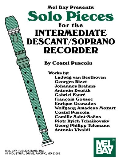 Solo Pieces For The Interm. Descant/Soprano Recorder (PUSCOIU COSTEL)