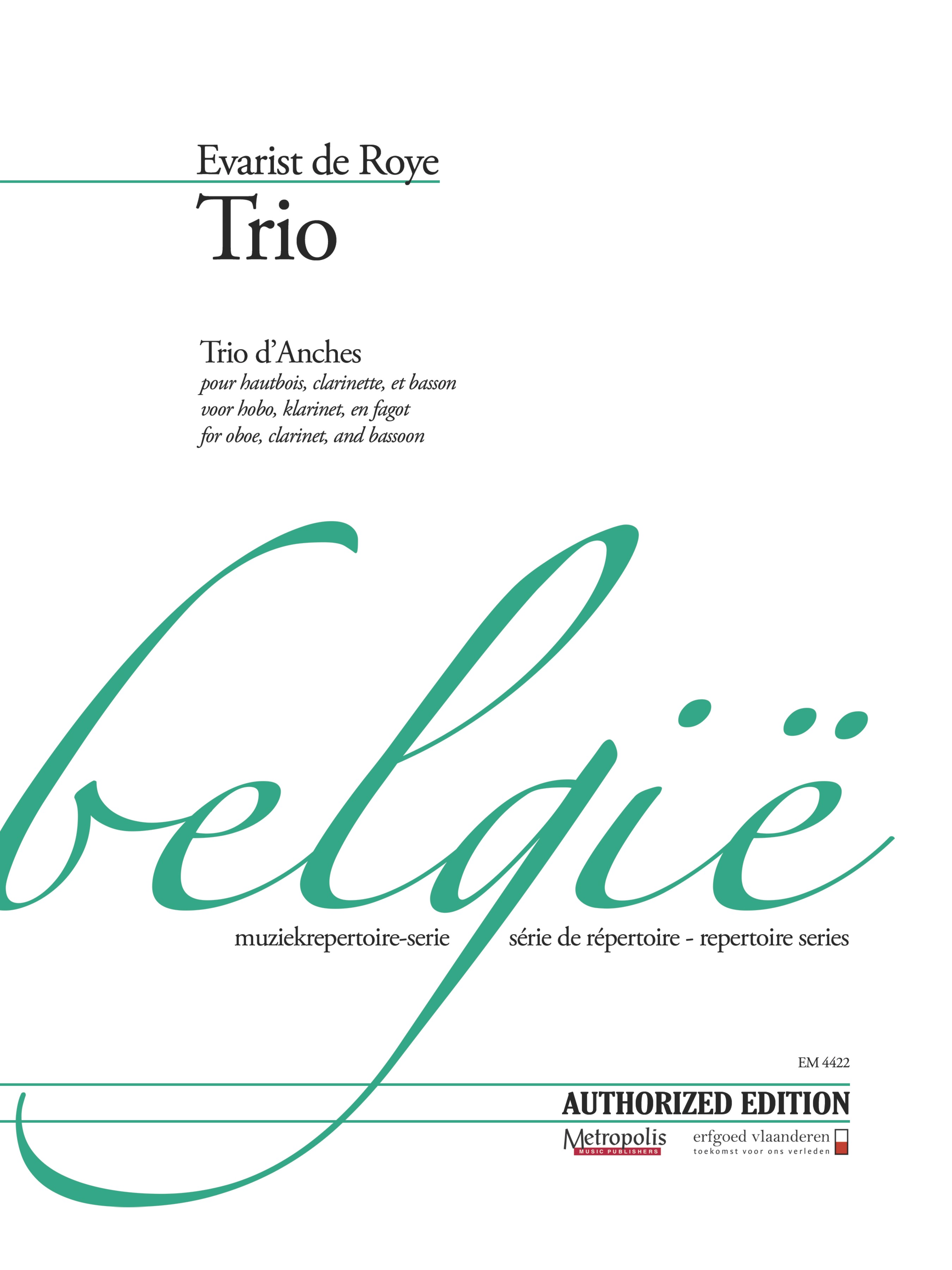 Trio (DE ROYE EVARIST)