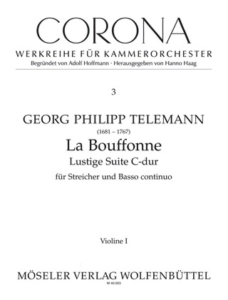 La Bouffonne Twv 55:C5 (TELEMANN GEORG PHILIPP)