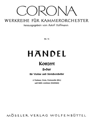 Konzert B-Dur Hwv 288