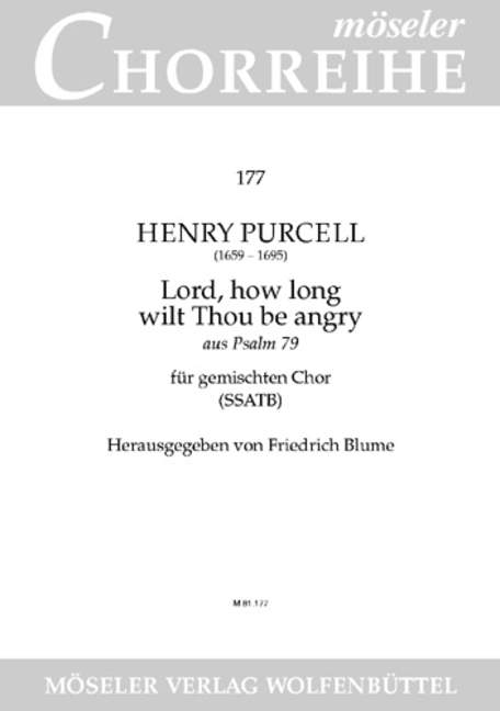 Lord, How Long Wilt Thou Be Angry (PURCELL HENRY)