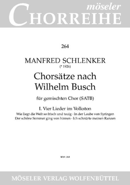 Chorlieder Nach Busch Heft 1 (SCHLENKER MANFRED)