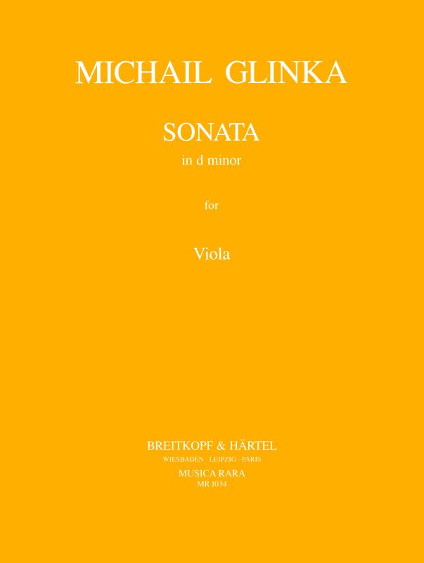 Sonate D-Moll (GLINKA MIKHAIL)