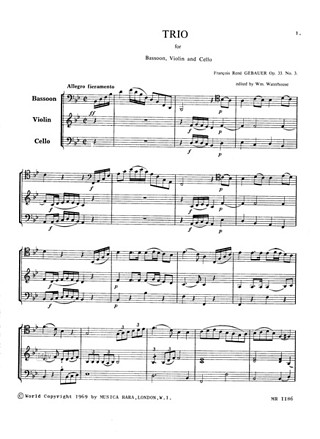 Trio Op. 33 Nr. 3