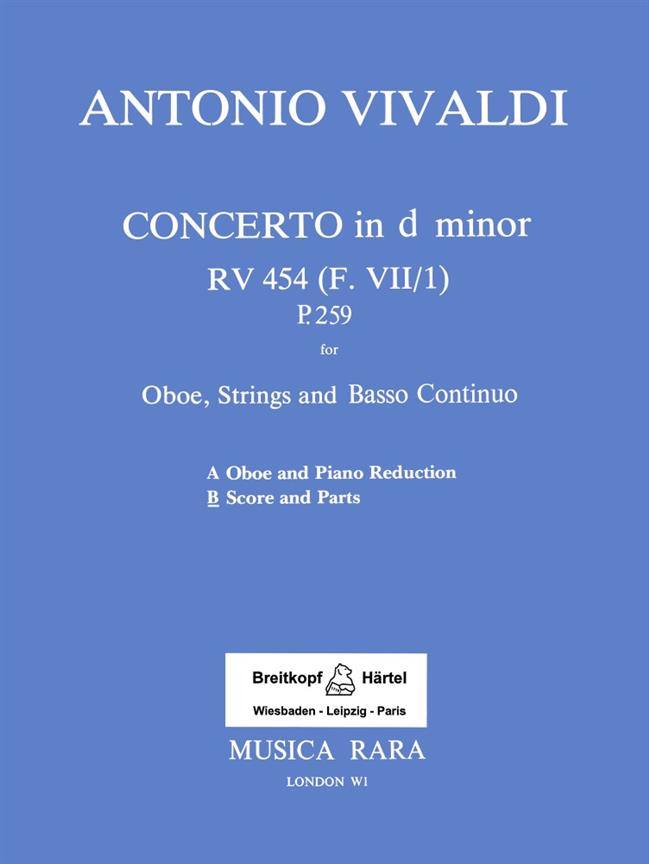 Concerto In D Rv 454 (VIVALDI ANTONIO)