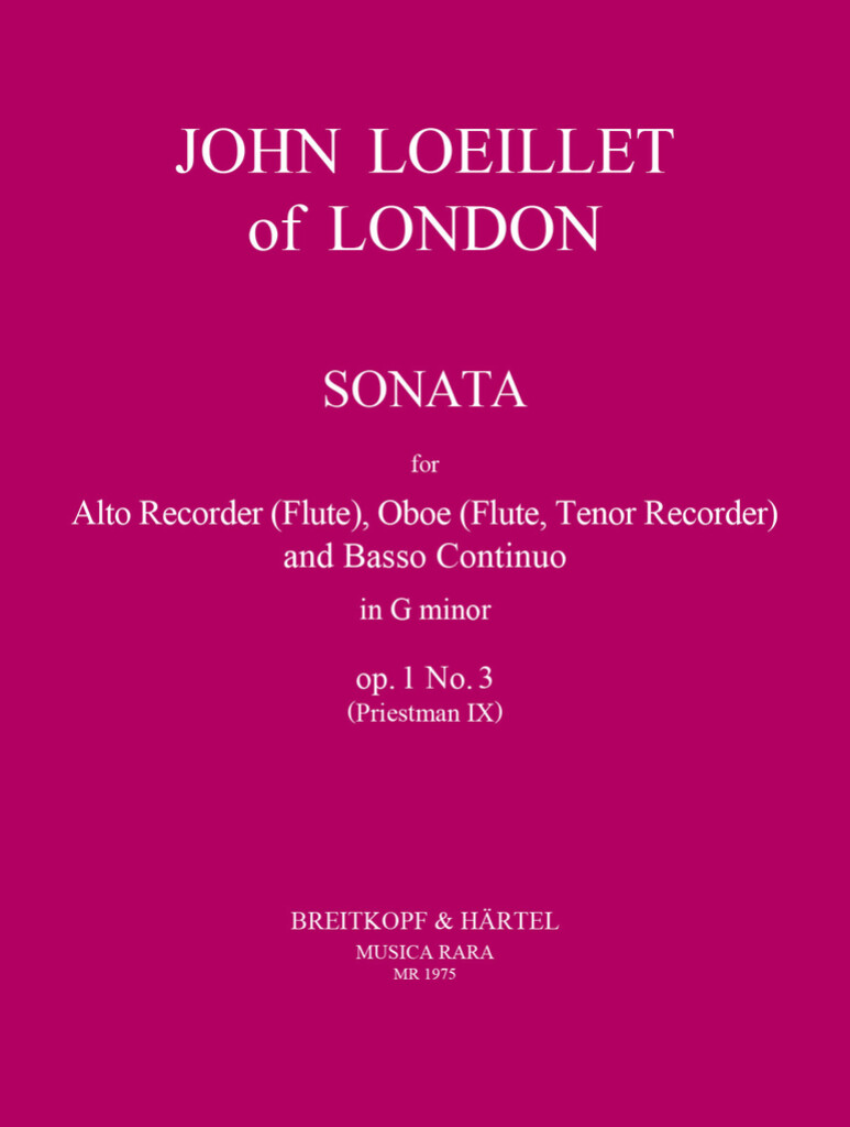 Sonate In G Op. 1/3