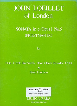 Sonate In C Op. 1/5