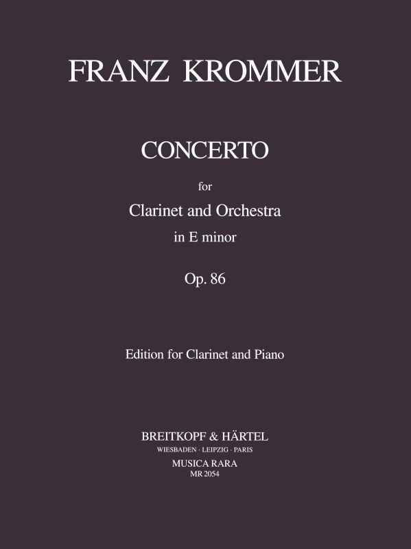 Concerto In E Op. 86 (KROMMER FRANZ)