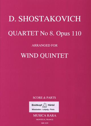 Quintett Arr.N. Quartett Nr.8 (CHOSTAKOVITCH DIMITRI)
