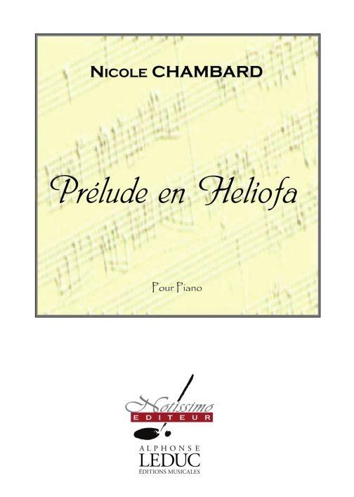 Prelude En Heliofa (CHAMBARD NICOLE)
